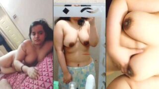 Desi Sex MMS of  Girl Shows Her Boobs and Pussy