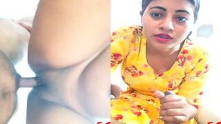 Indian Bhabhi Blowjob and Viral Sex MMS at Home