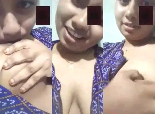 Cute Desi Girl Sucking Her Boobs mms viral xxx